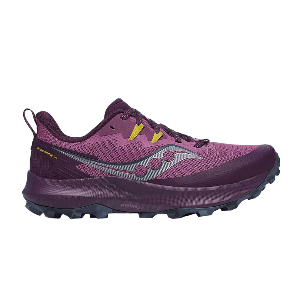 Saucony Women's Peregrine 14 Plum Eggplant