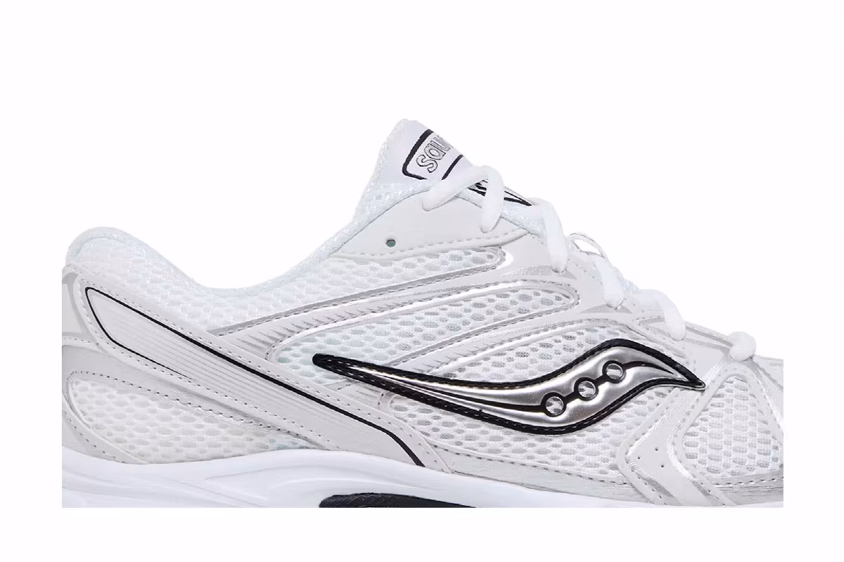 Saucony Grid Ride Millennium White Silver, view 3