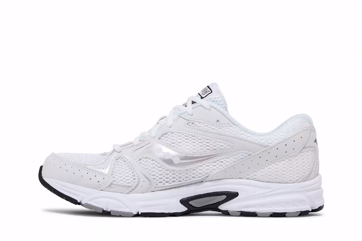 Saucony Grid Ride Millennium White Silver, view 4