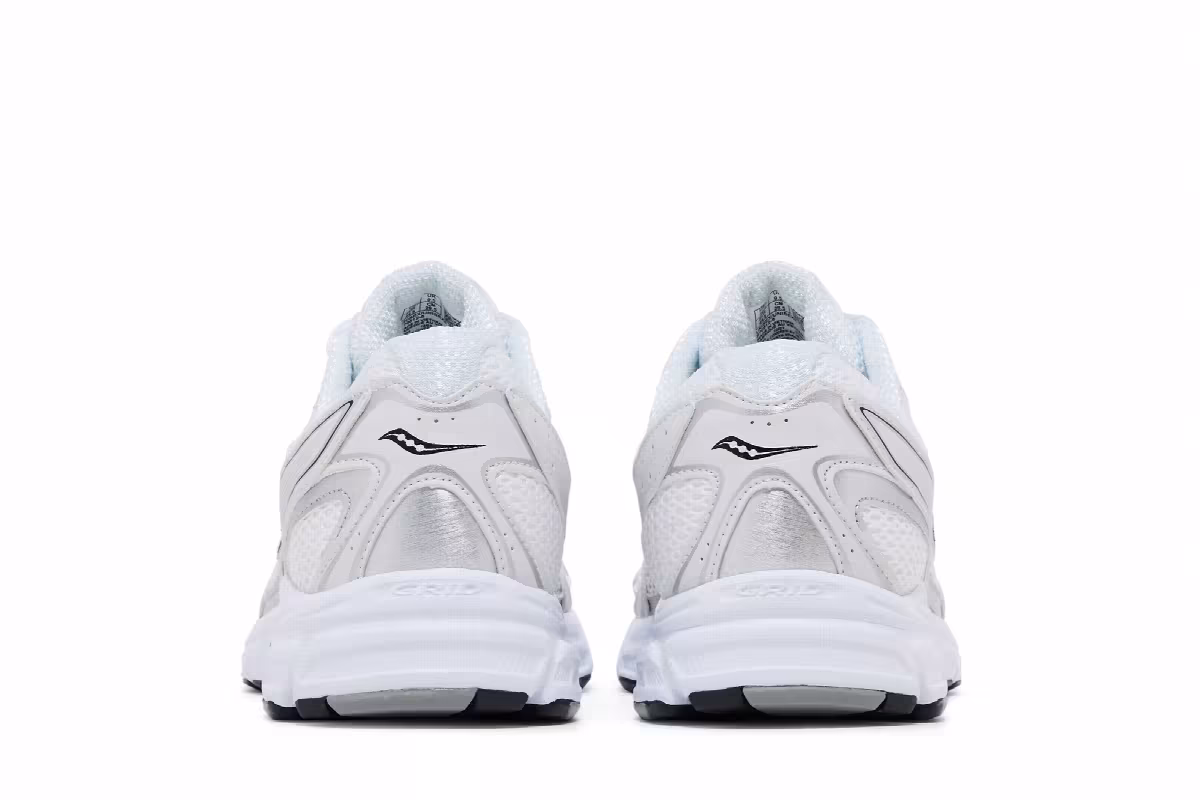 Saucony Grid Ride Millennium White Silver, view 7