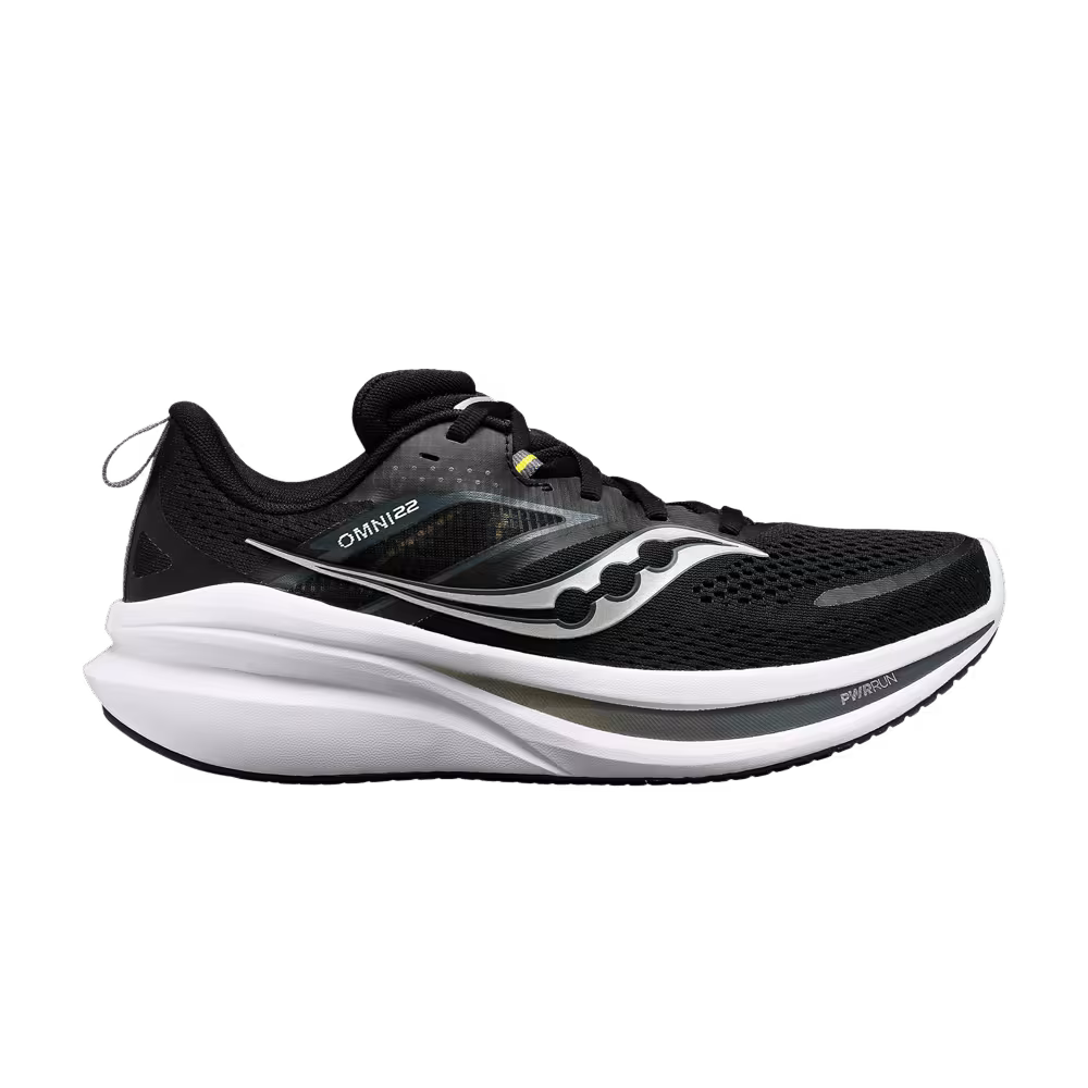 Saucony Women's Omni 22 Wide Black White