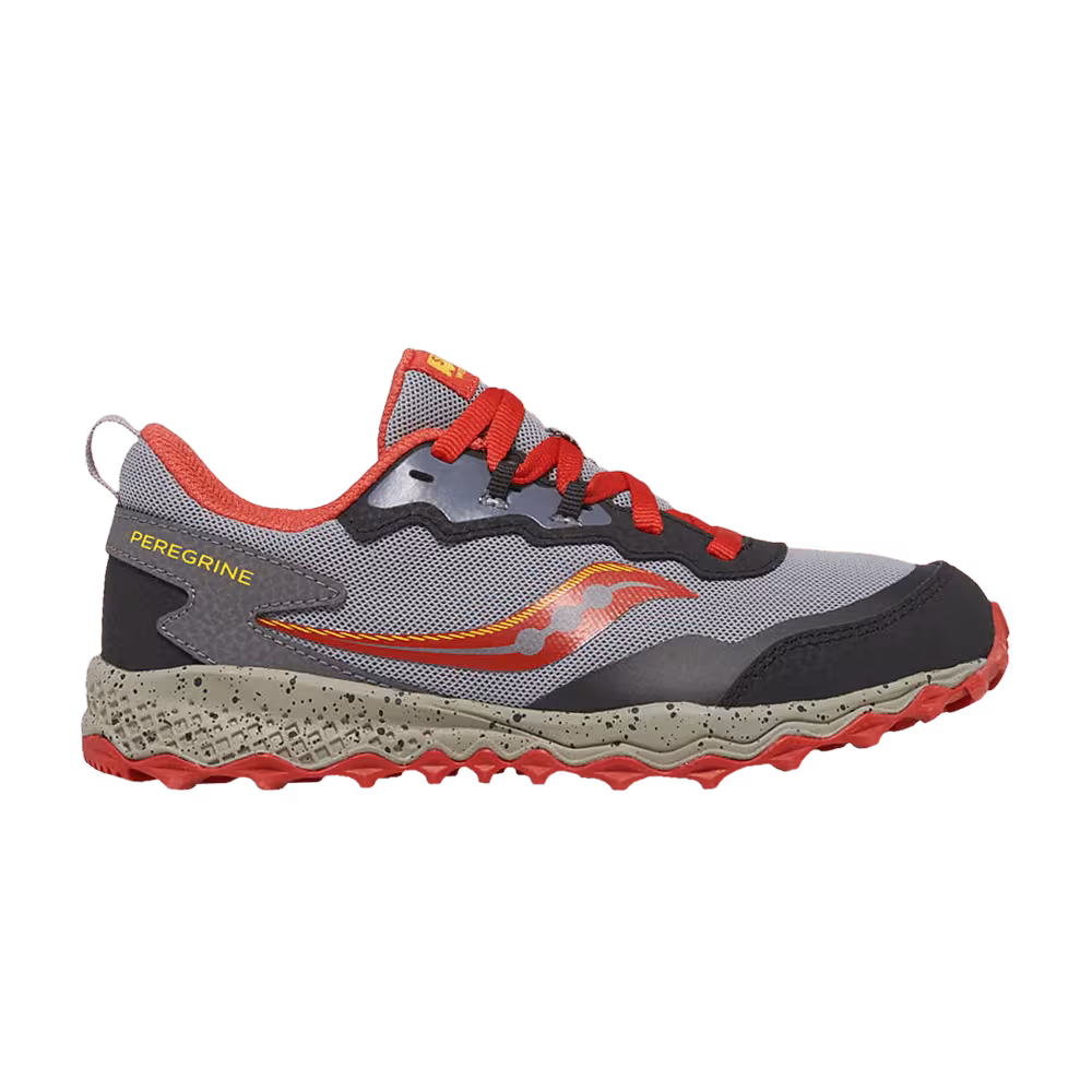 Saucony Peregrine KDZ Big Kid Grey Red