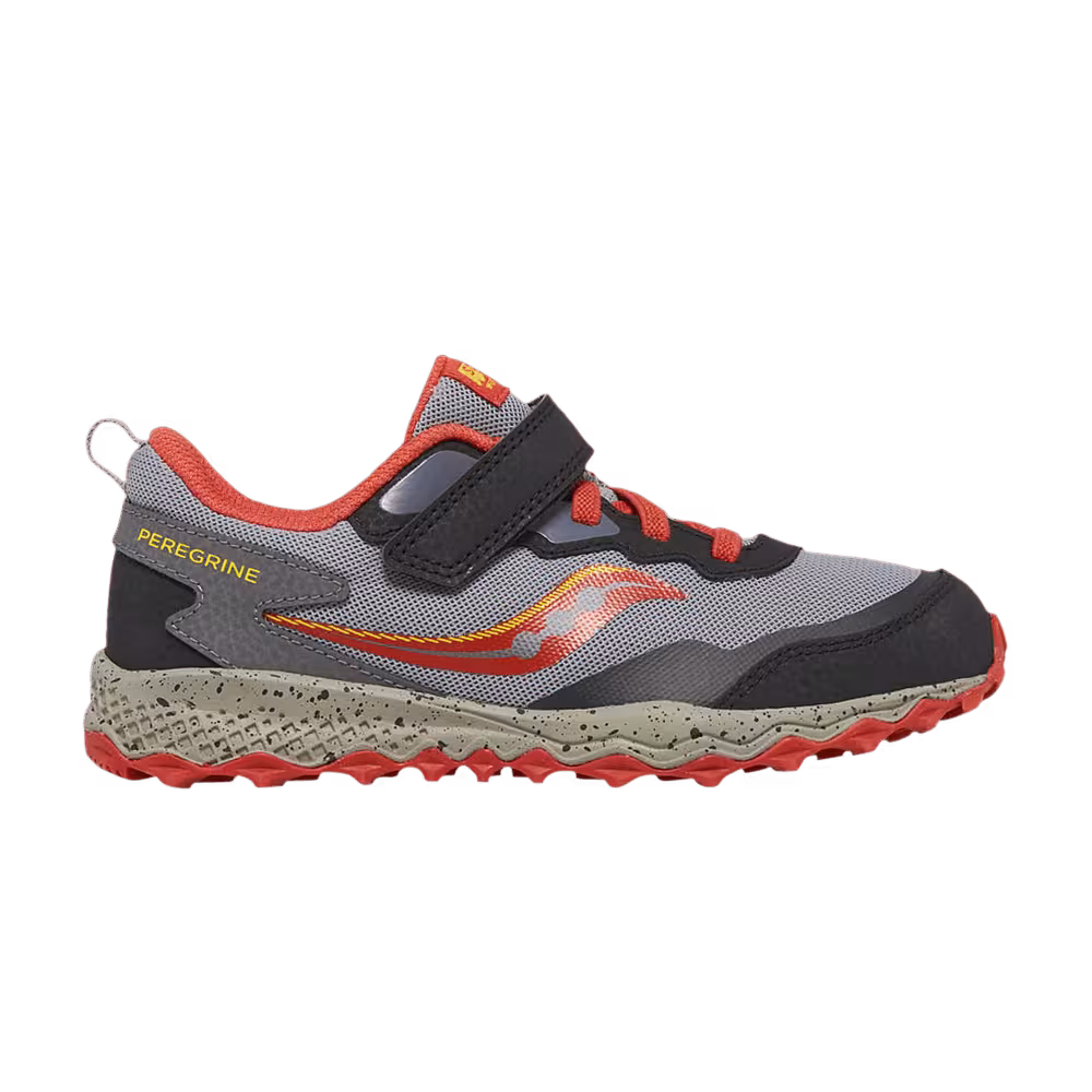 Saucony Peregrine KDZ A/C Big Kid Grey Red