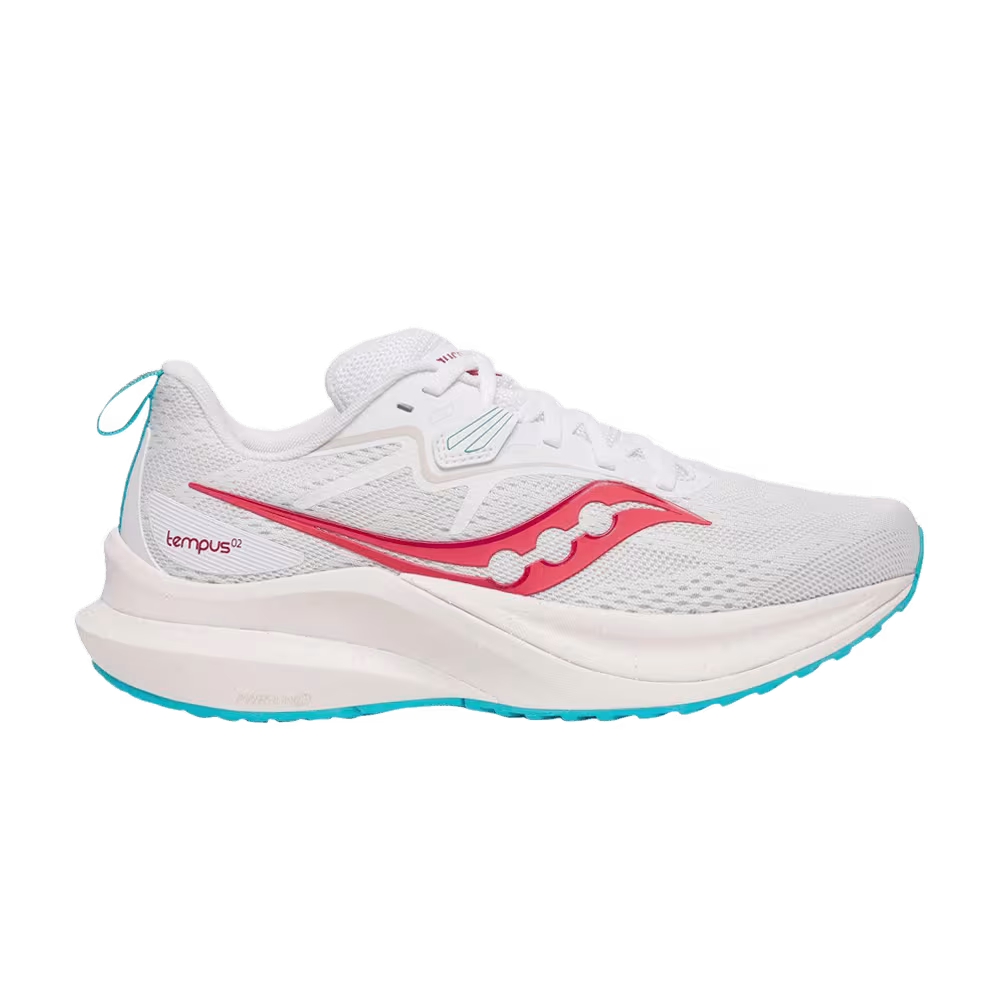 Saucony Women's Tempus 2 White Cayenne