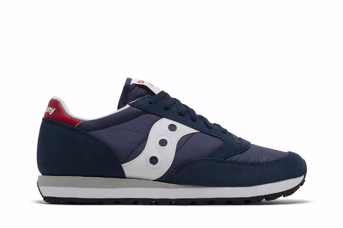 Saucony Jazz Original Navy White Red, view 2