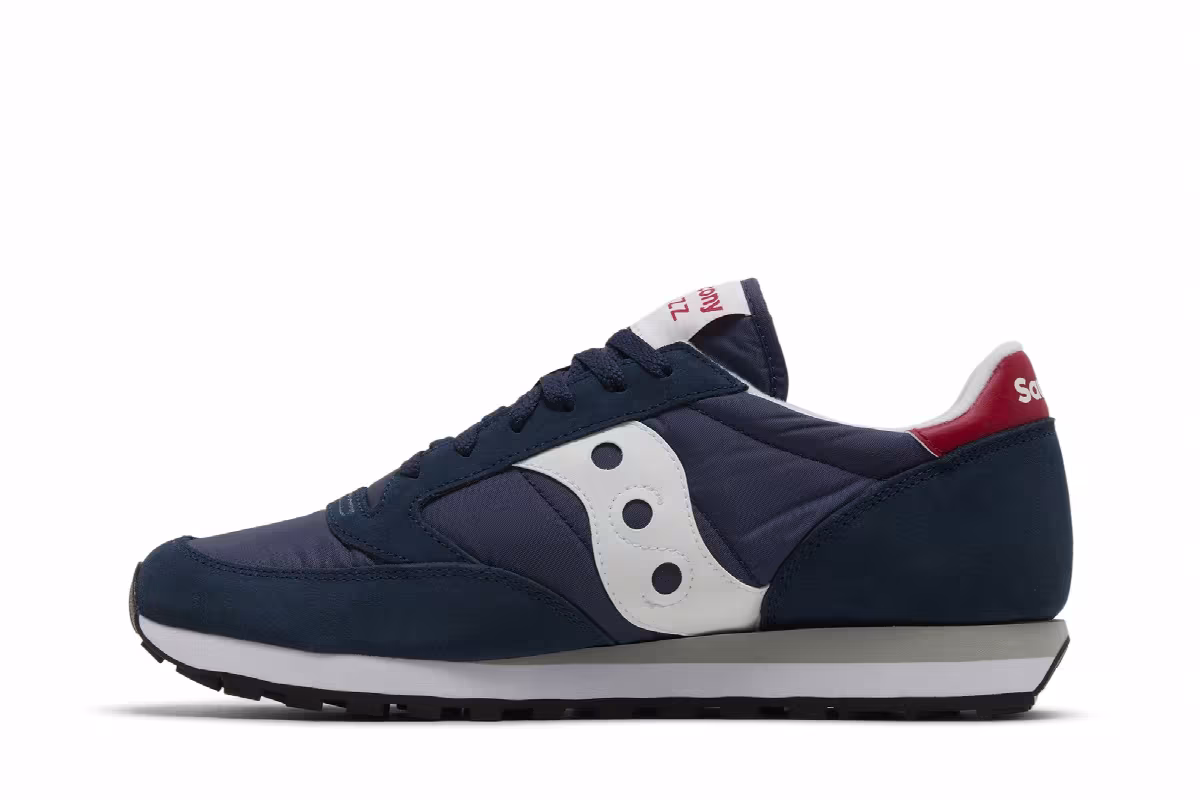 Saucony Jazz Original Navy White Red, view 4