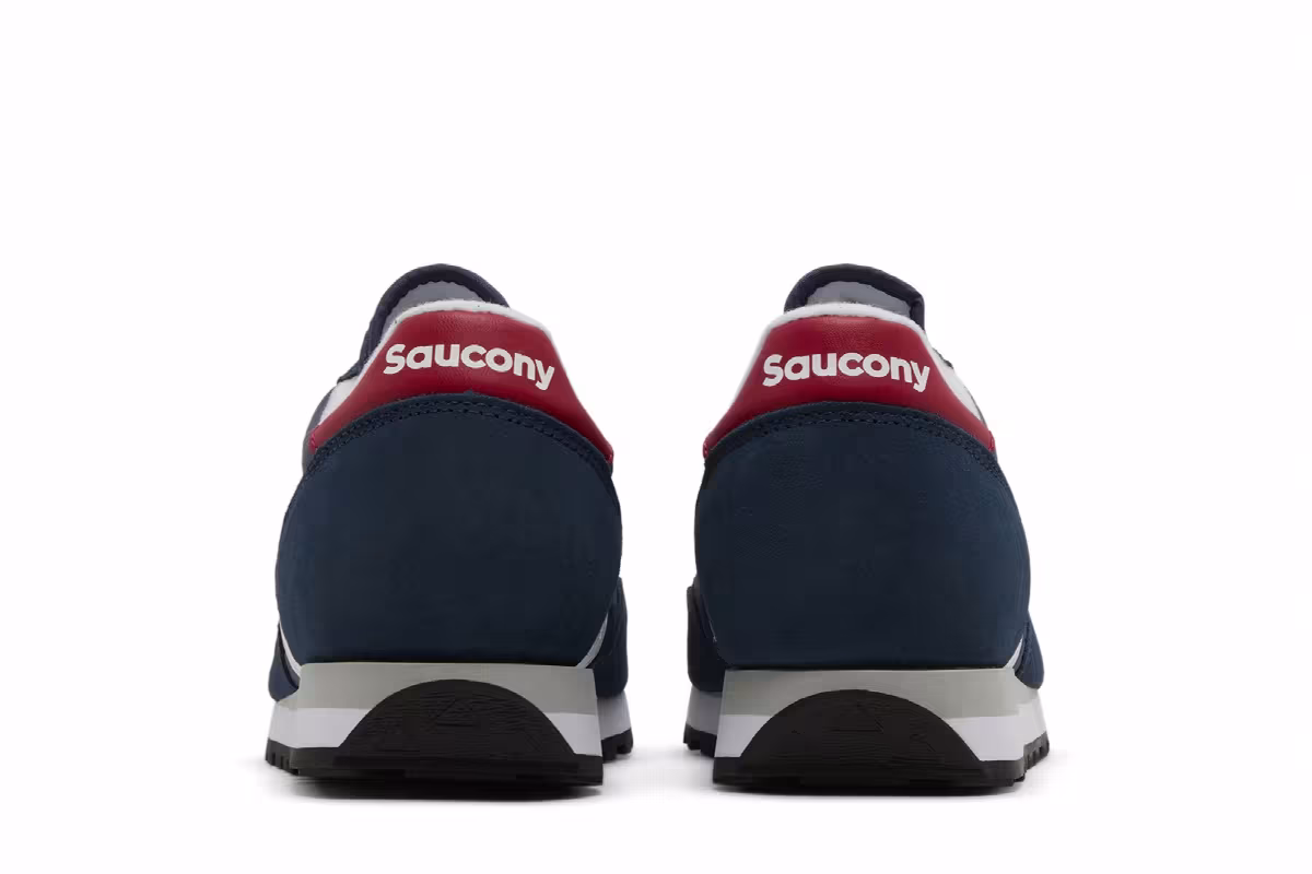 Saucony Jazz Original Navy White Red, view 7