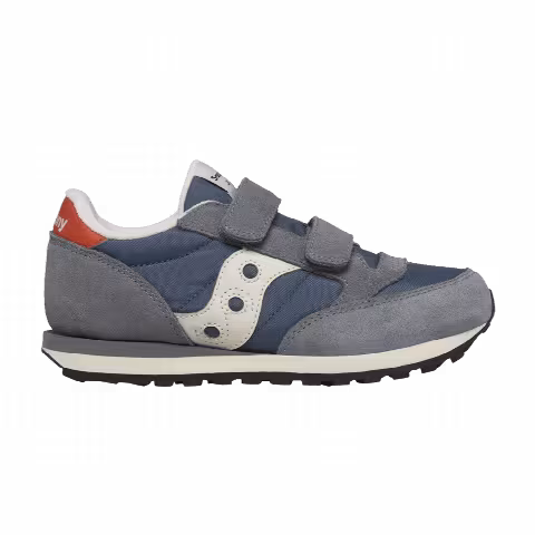 Saucony Jazz Hook & Loop Big Kid 'Grey Blue Orange'