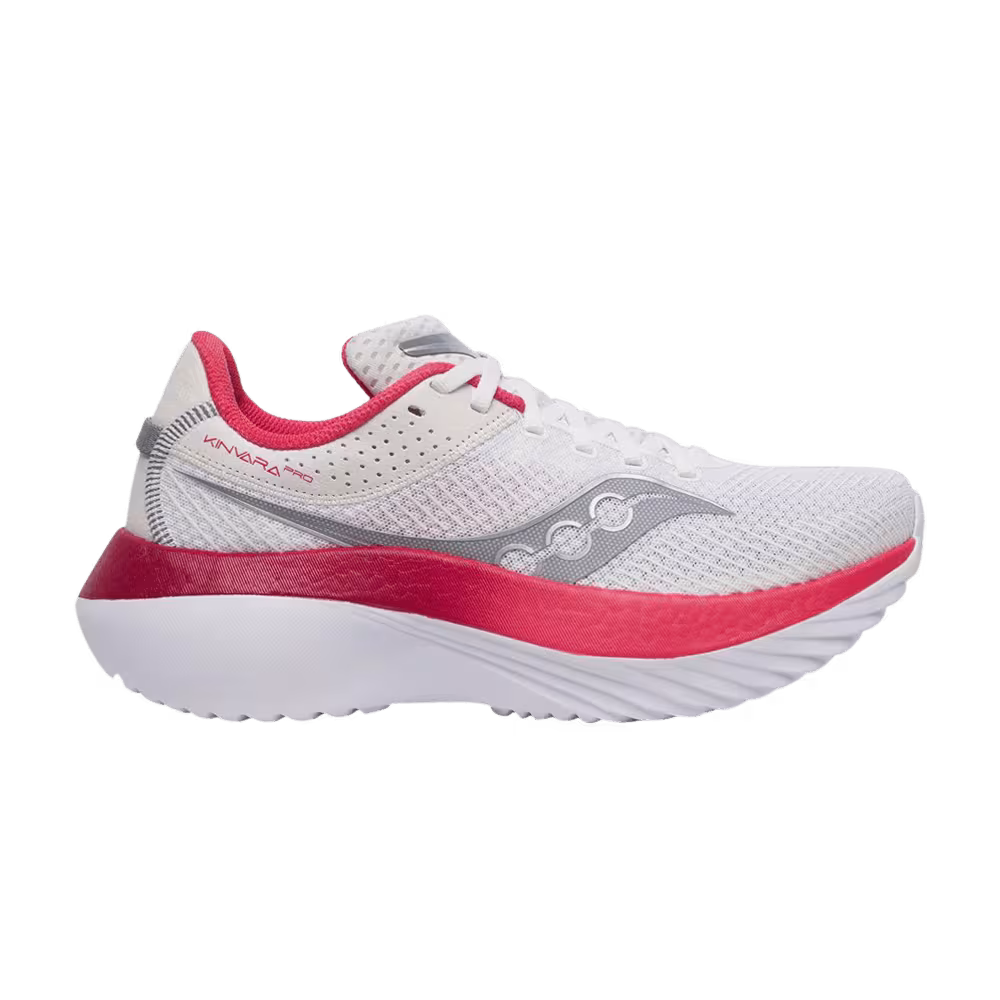 Saucony Women's Kinvara Pro White Cayenne