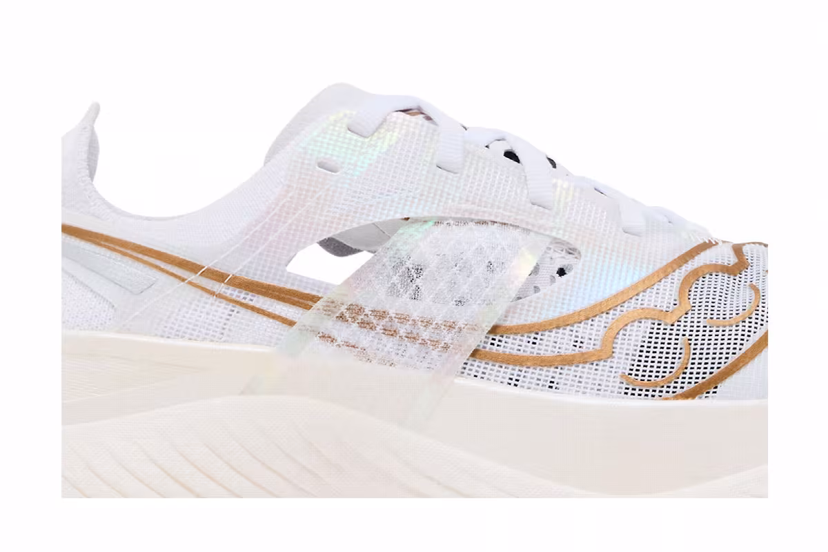 Saucony Women's Endorphin Elite White Gold, view 3