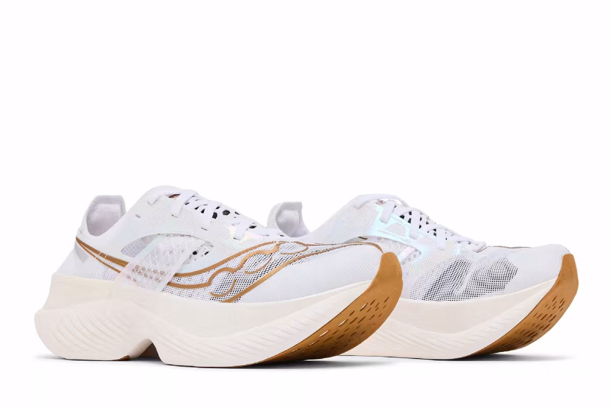 Saucony Women's Endorphin Elite White Gold, view 9