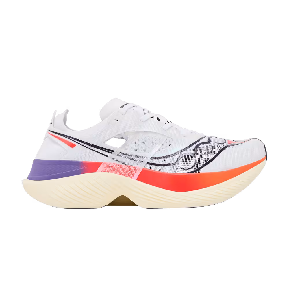 Saucony Endorphin Elite White ViZiRed