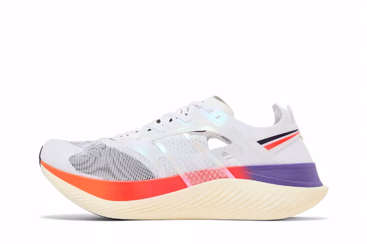 Saucony Endorphin Elite White ViZiRed, view 4