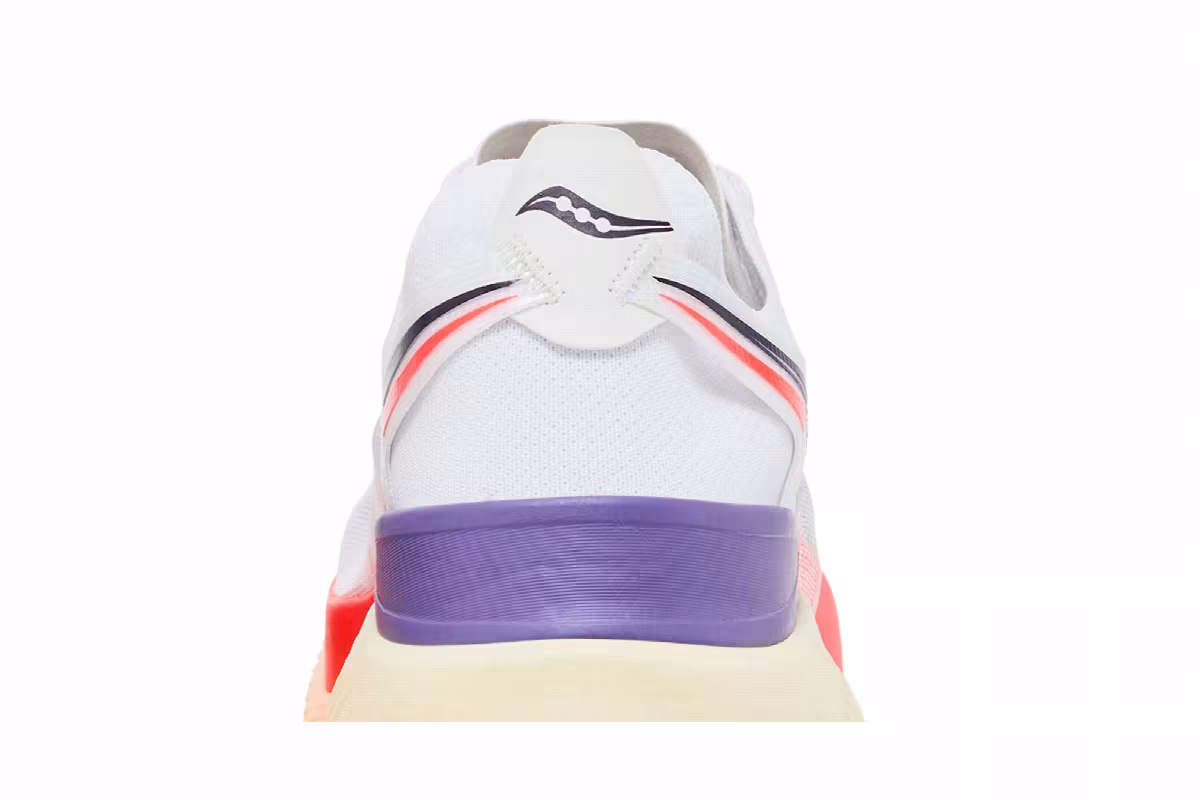 Saucony Endorphin Elite White ViZiRed, view 8