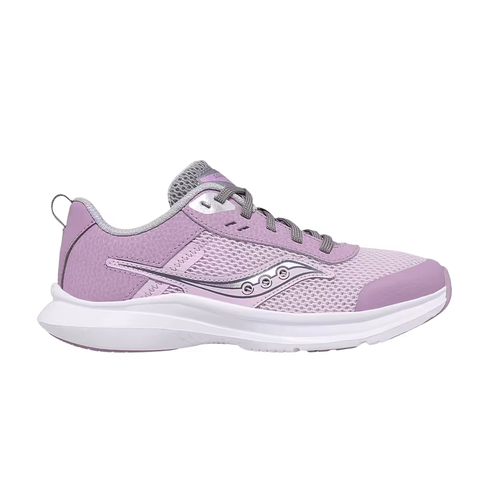 Saucony Axon 3 Big Kid Orchid Grey
