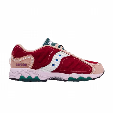 Jae Tips x Saucony Matrix 'No Shoes In The House - Cranberry'