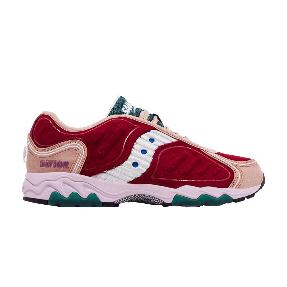 Jae Tips x Saucony Matrix No Shoes In The House - Cranberry