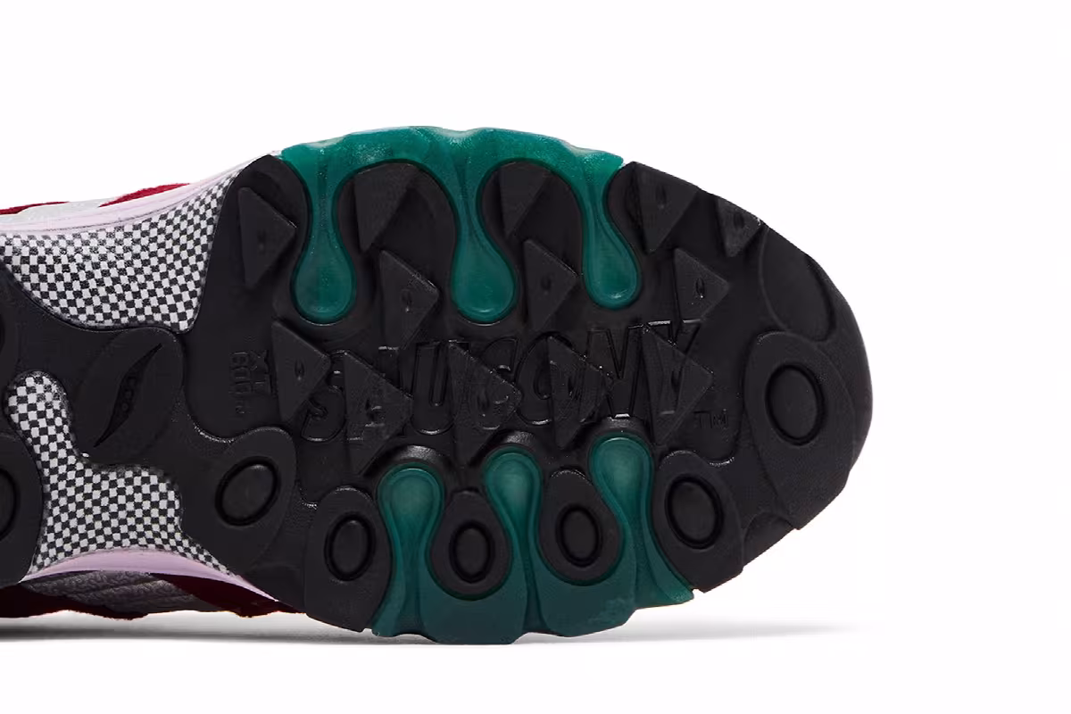 Jae Tips x Saucony Matrix No Shoes In The House - Cranberry, view 6