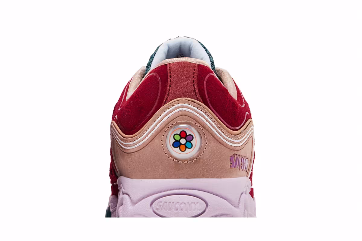Jae Tips x Saucony Matrix No Shoes In The House - Cranberry, view 8