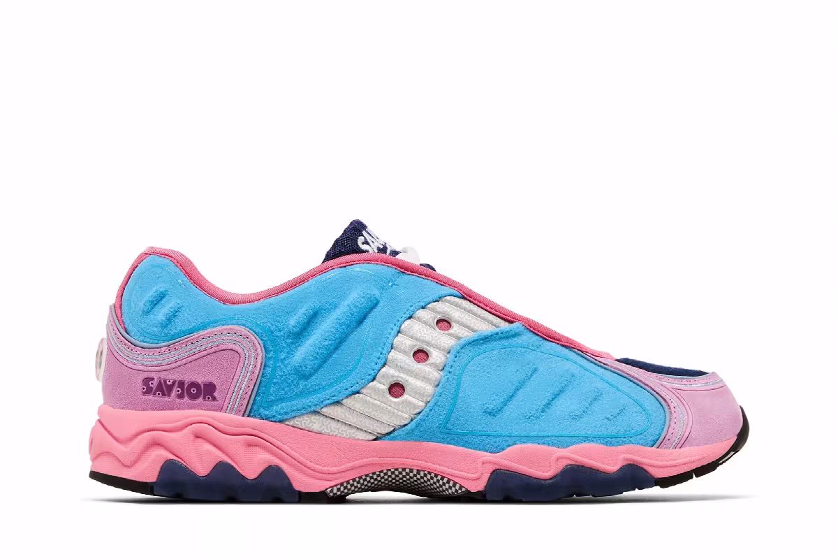Jae Tips x Saucony Matrix No Shoes In The House - Splash Orchid, view 2