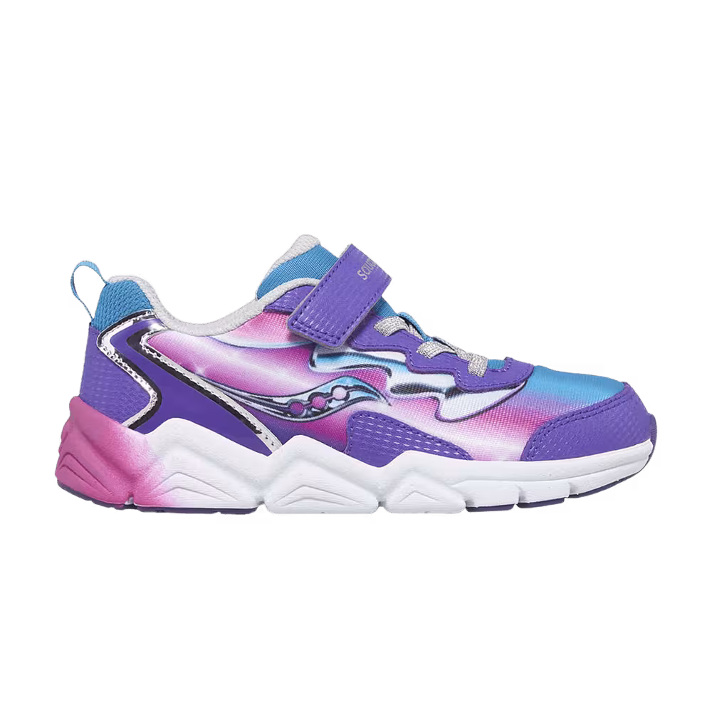 Saucony Flash 3.0 A/C Big Kid Teal Purple Chrome