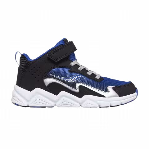 Saucony Flash A/C Mid Big Kid 'Black Blue'