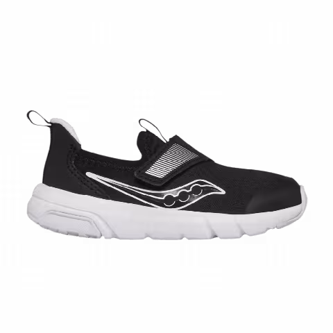 Saucony Breeze Slip-On Little Kid 'Black White'