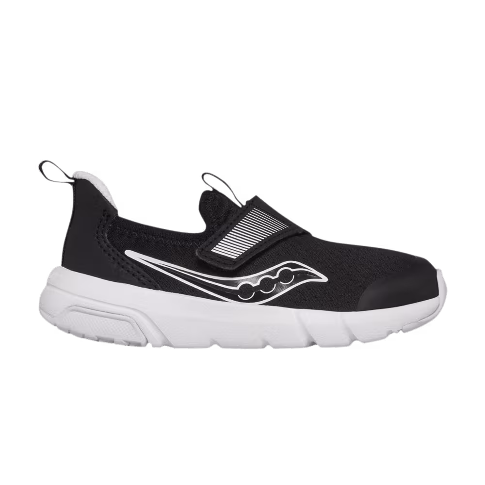 Saucony Breeze Slip-On Little Kid Black White
