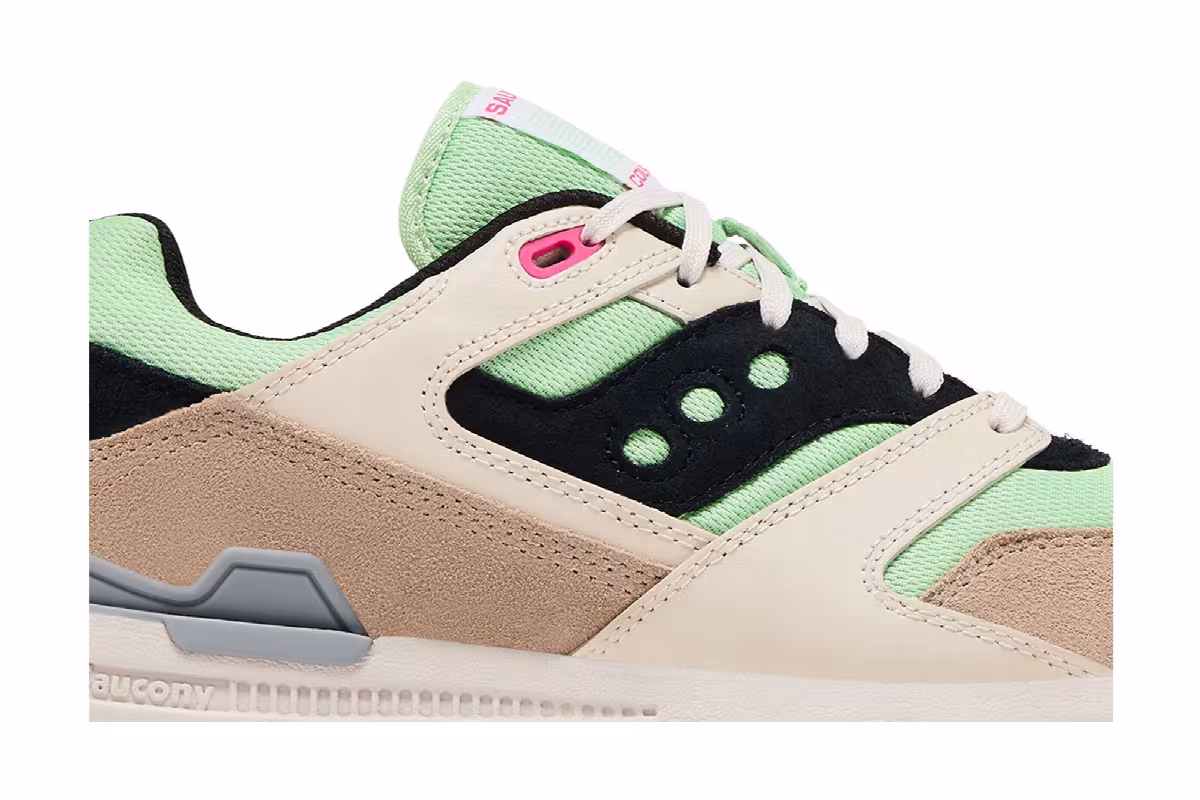 Saucony Courageous Light Green Tan, view 3