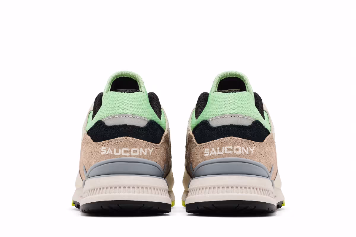 Saucony Courageous Light Green Tan, view 7