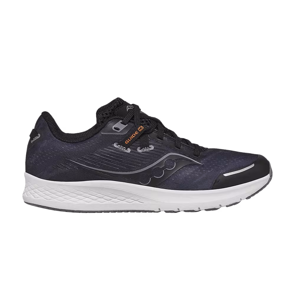 Saucony Guide 16 Big Kid Black White