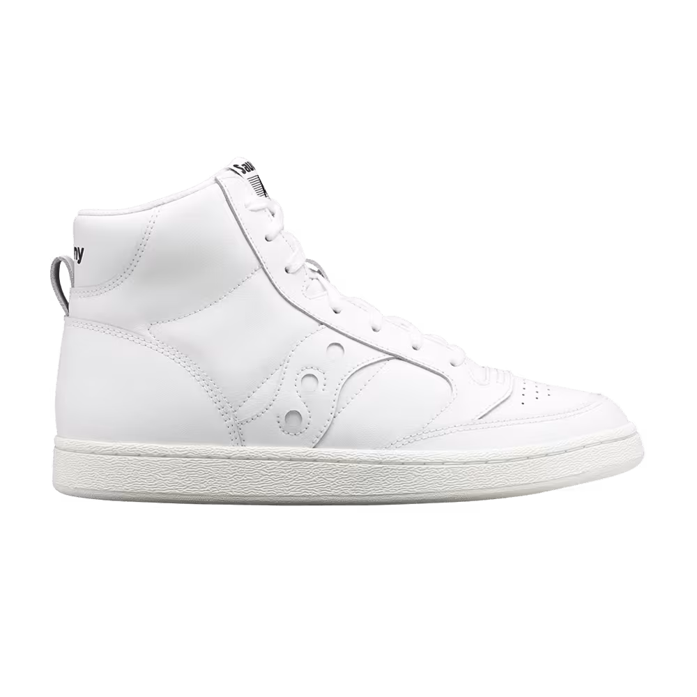 Saucony Jazz Court High Triple White Leather