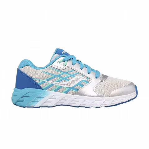 Saucony Wind 2.0 Lace Big Kid 'Turquoise Silver'