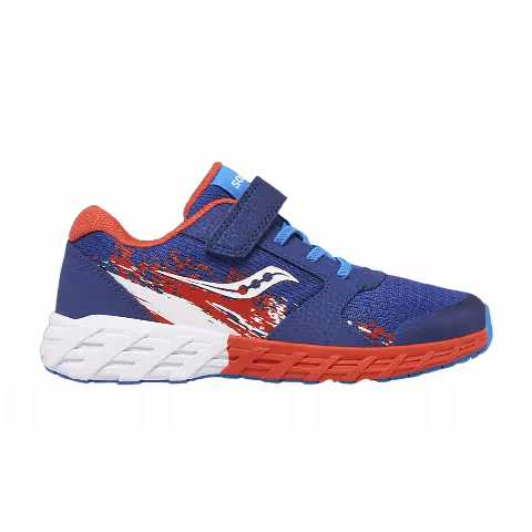 Saucony Wind 2.0 A/C Big Kid 'Navy Red'