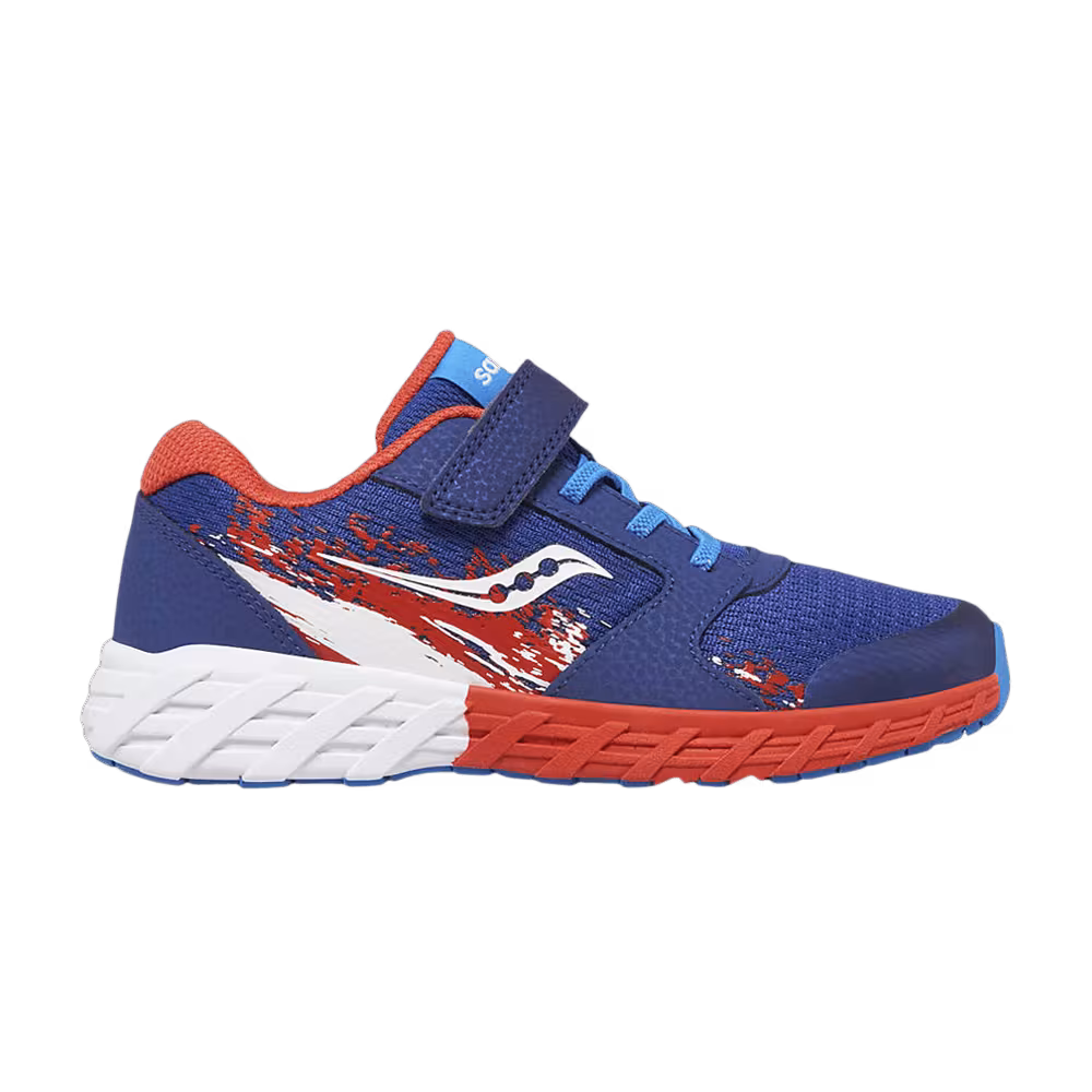 Saucony Wind 2.0 A/C Big Kid Navy Red
