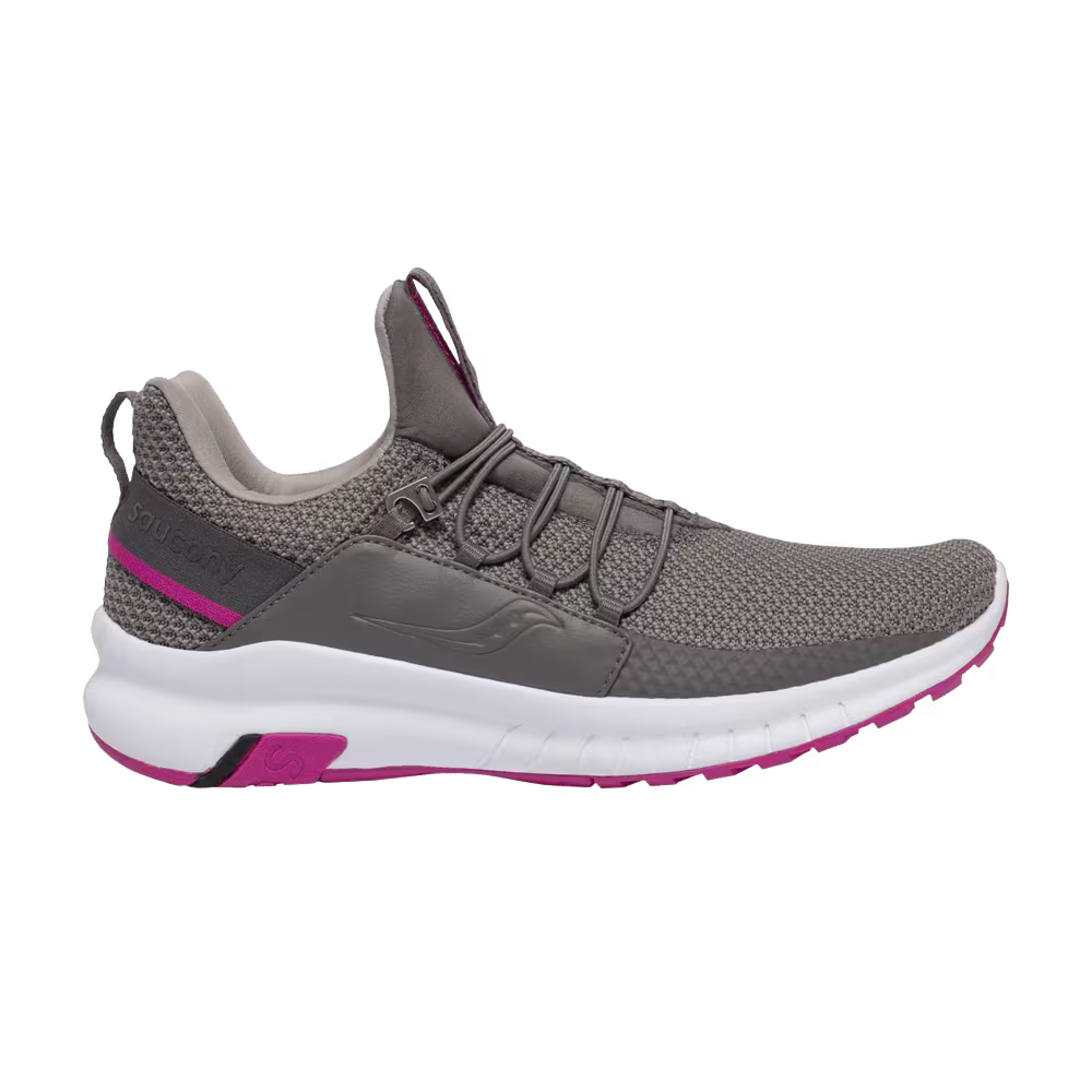 Saucony Women's Stretch & Go Glide Grey Pink