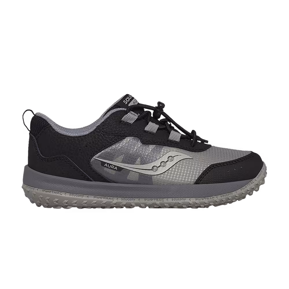 Saucony Aura KDZ Big Kid Black Grey