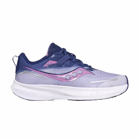 Saucony Ride 15 Big Kid 'Grey Blue Red