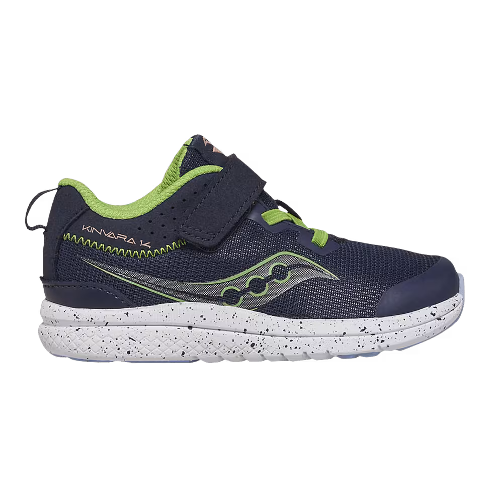 Saucony Kinvara 14 A/C Little Kid Navy Green