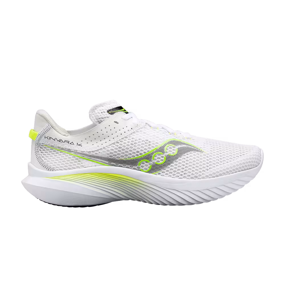 Saucony Women's Kinvara 14 White Slime