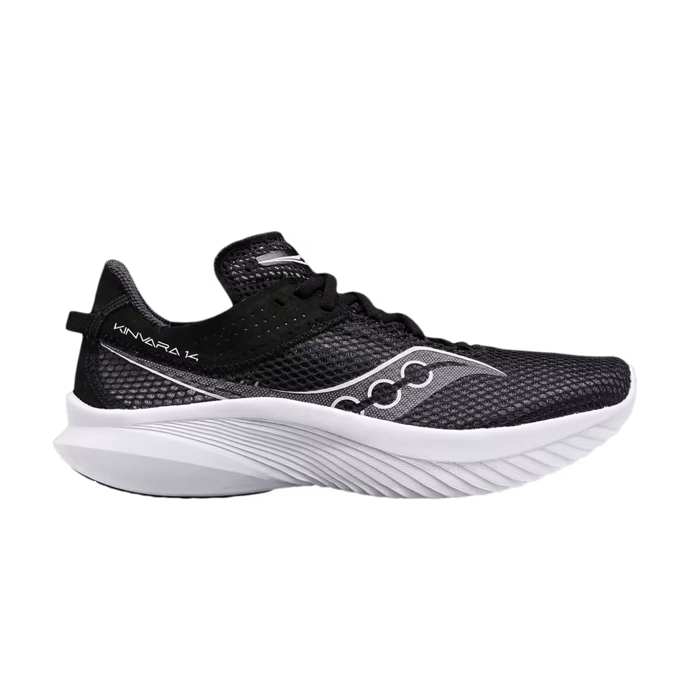 Saucony Kinvara 14 Wide Black White