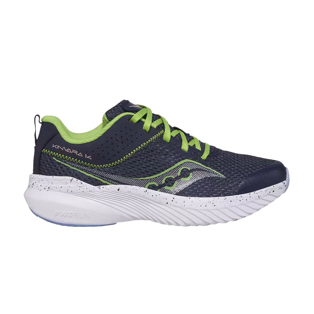 Saucony Kinvara 14 Big Kid Navy Green