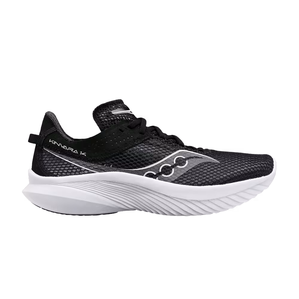 Saucony Women's Kinvara 14 Wide Black White