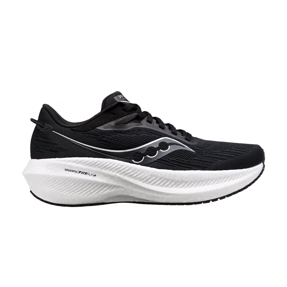Saucony Women's Triumph 21 Wide Black White