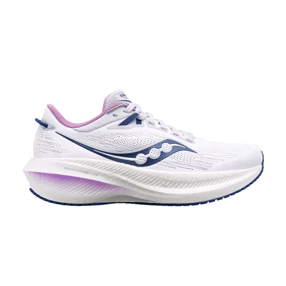 Saucony Women's Triumph 21 White Indigo