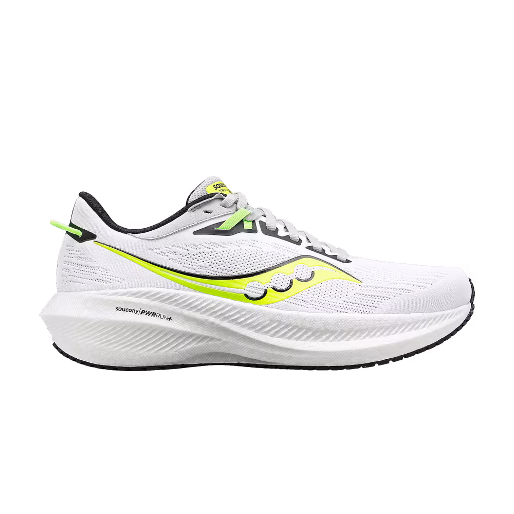 Saucony Women's Triumph 21 White Slime