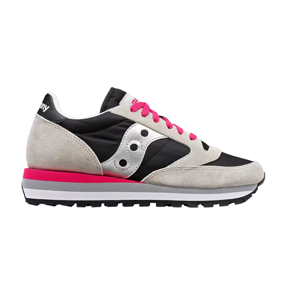 Saucony Women's Jazz Triple Grey Black Pink