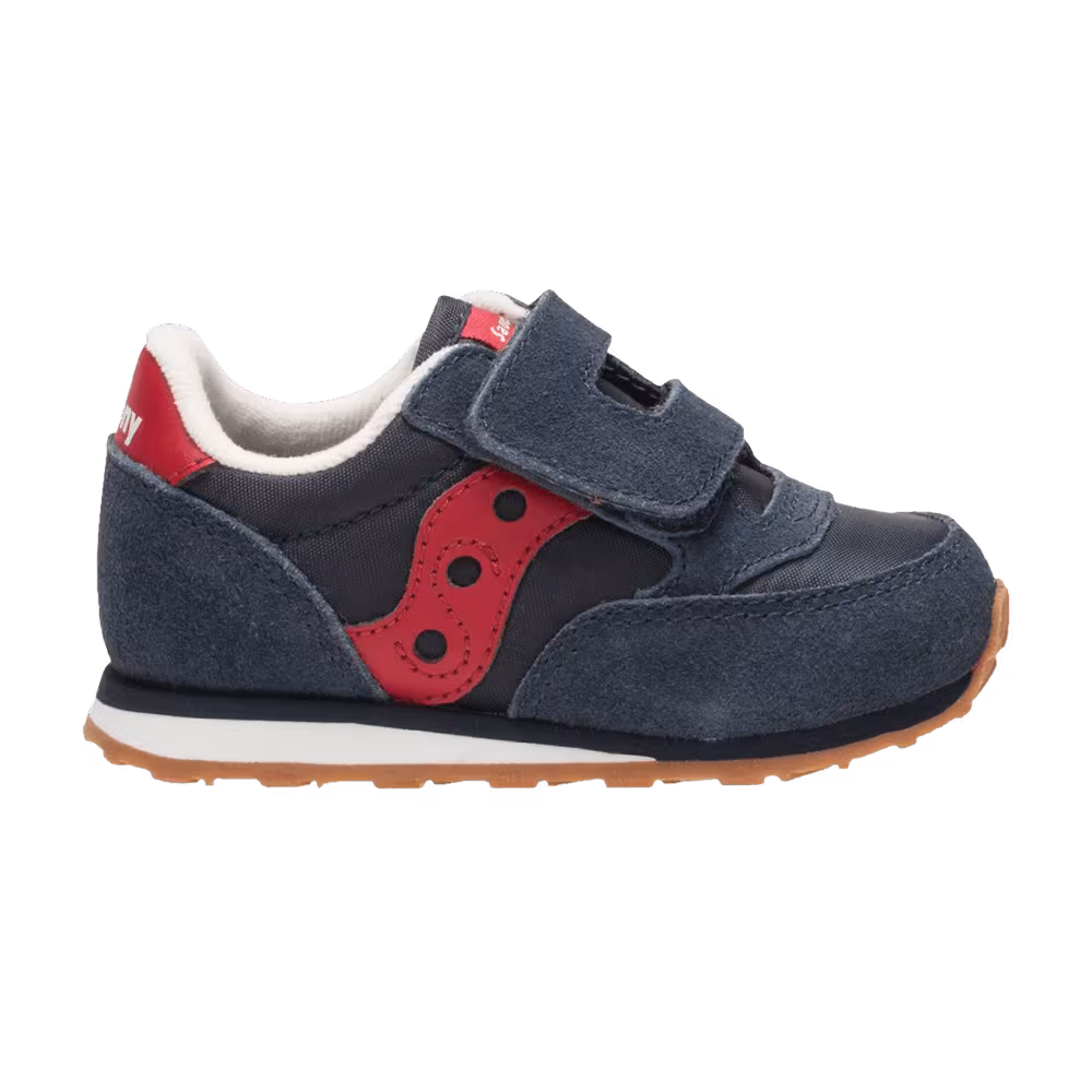 Saucony Jazz Hook & Loop Big Kid Navy Red
