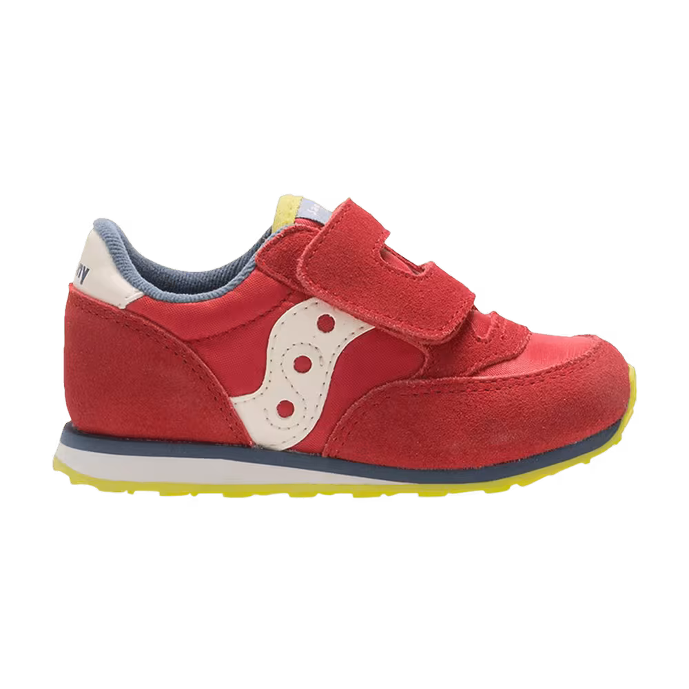 Saucony Jazz Hook & Loop Little Kid Red Blue Lime