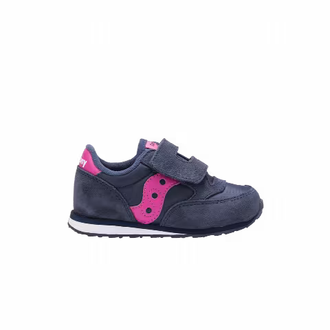 Saucony Jazz Hook & Loop Little Kid 'Navy Pink'